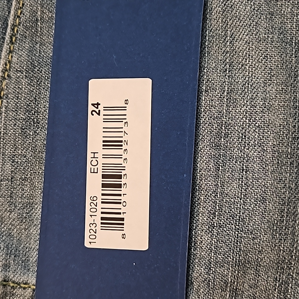 NWT Daily Blue By AG MOOD Relaxed Straight Jeans Size 24 - Picture 5 of 7